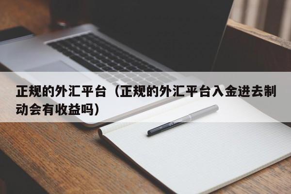 正规的外汇平台（正规的外汇平台入金进去制动会有收益吗）