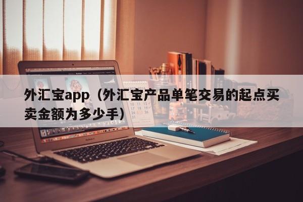 外汇宝app（外汇宝产品单笔交易的起点买卖金额为多少手）