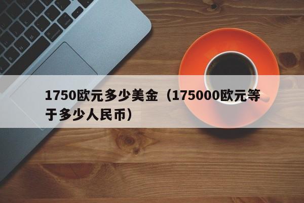 1750欧元多少美金（175000欧元等于多少人民币）
